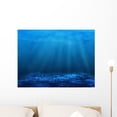 thumbnail image 1 of Underwater Bottom Wall Mural Decal Sticker, Wallmonkeys Peel & Stick Vinyl Graphic (24 in W x 18 in H), 1 of 4