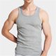 thumbnail image 3 of Men Muscle Vests Cotton Underwear Sleeveless Tank Top Solid Muscle Vest Undershirts O-neck Gymclothing Bodybuilding Tank Tops, 3 of 5