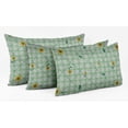 thumbnail image 3 of Vargottam Luxury, Printed Mint Green2 CushionCoversDecorative PillowCoversLumbarThrow Pillowcase -24x14Inches, 3 of 6