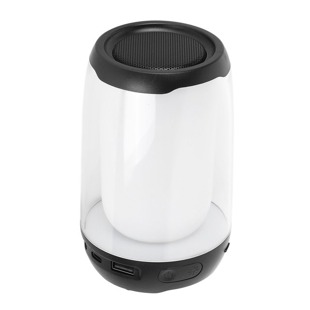 Altavoz Bluetooth Subwoofer Mini altavoz inalámbrico portátil transparente con luz ambiental para el hogar y el exterior