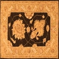 thumbnail image 1 of Ahgly Company Indoor Square Oriental Orange Traditional Area Rugs, 3' Square, 1 of 1