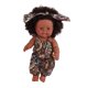 thumbnail image 5 of Muñeca Afroamericana de con Mameluco Y Diadema, Color de Piel Negro para Bebé Recién Nacido, Cuerpo de Vinilo Suave, Articulaciones Súper CUTICAT Muñeca recién nacida de vinilo, 5 of 6
