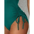 thumbnail image 4 of Sociala Tie Side One Piece Monokini Swimwear Double Straps Bath Suit Tummy Control Swimsuit, 4 of 6