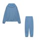 thumbnail image 1 of Suéter de manga larga grueso y pantalones de dos piezas para mujer, moda informal de otoño e invierno, 1 of 5