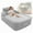 Gray, variant on GAMBE 18" Portable Air Bed with Pump, Inflatable Air Mattresses with Headboard,Gray