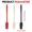 Red*1+Black*1+White*1, variant on Baking Tool Set Jar Spreader Silicone Narrow Handle Applicator 11.3X1.28In Soft Edge Scraper with Comfortable Grip Baking Mixing Tool for Cakes Desserts Kitchen Accessory for Farmhouse Pastry