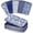 9.5 Inch, variant on 8.5 Inch Rectangular Salad Plates Set of 6, Ceramic Salad Plates for Sushi, Dessert, Appetizer, Porcelain Platters for Kitchen Decor, Microwave & Oven Safe,