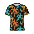 thumbnail image 3 of Naloa Palm Trees Men's T-Shirt Sport T-shirt Men's Basic Tee Casual Men's Shirt, Round Neck, Short Sleeves - Medium, 3 of 5
