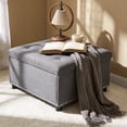 thumbnail image 4 of CQSXDA Multi-Functional Square Tufted  Storage Ottoman With Nailhead Trim For Small Spaces Living Room Accent Furniture, Light Gray, 4 of 12