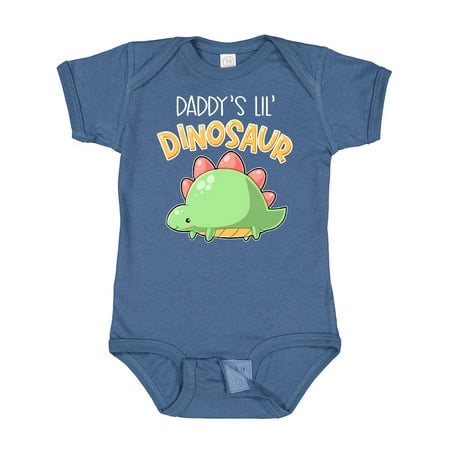 

Inktastic Daddy s Lil Dinosaur with Cute Stegosaurus Gift Baby Boy or Baby Girl Bodysuit