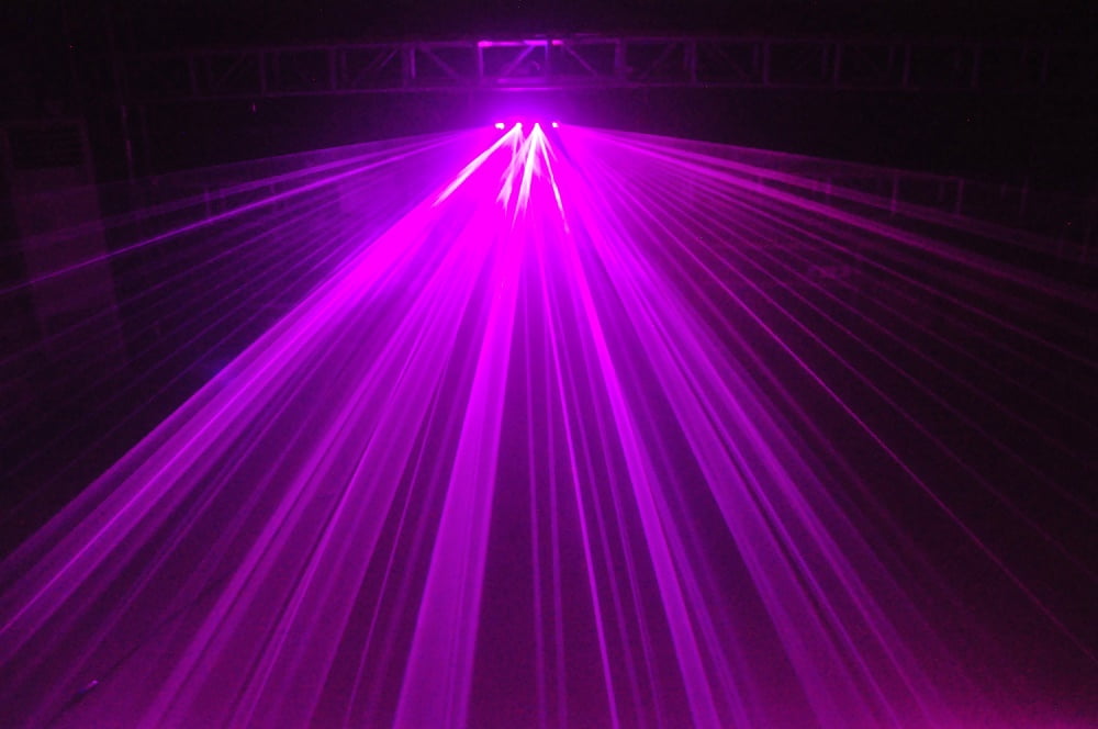 1.8W RGB Laser Projector 4-Lens  Beam Stage Light DJ Lighting for Club Event Show