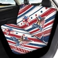 thumbnail image 3 of HUISEFOR 250 Years Car Seat Cover Set Breathable Anti Slip 4 Piece Car Seat Cover Full Set Elastic Polyester Cars Accessories All-Season Protection Fit for Most Cars SUVs, 3 of 6