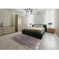 thumbnail image 4 of Ahgly Company Indoor Rectangle Mid-Century Modern Purple Oriental Area Rugs, 8' x 12', 4 of 6