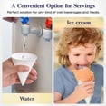 thumbnail image 4 of Vasos Snow Cone de papel LITOPAK, 400 unidades, 133 ml, para agua, 4 of 7