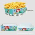 thumbnail image 2 of 24Pcs Ariel Princess Party Supplies and Birthday Decorations - Party Plates, Paper Trays, Paperboard Hot Dog Popcorn, 2 of 4