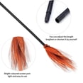 thumbnail image 6 of Halloween Witch Broomstick Prop - Grey - Removable Mesh Decoration for Costume Parties, Cosplay, or Photo Booth Accessories, 6 of 9