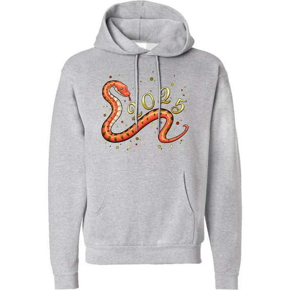 Inktastic 2025 Year of the Snake New Year Snake Adult Hoodie Sweatshirt