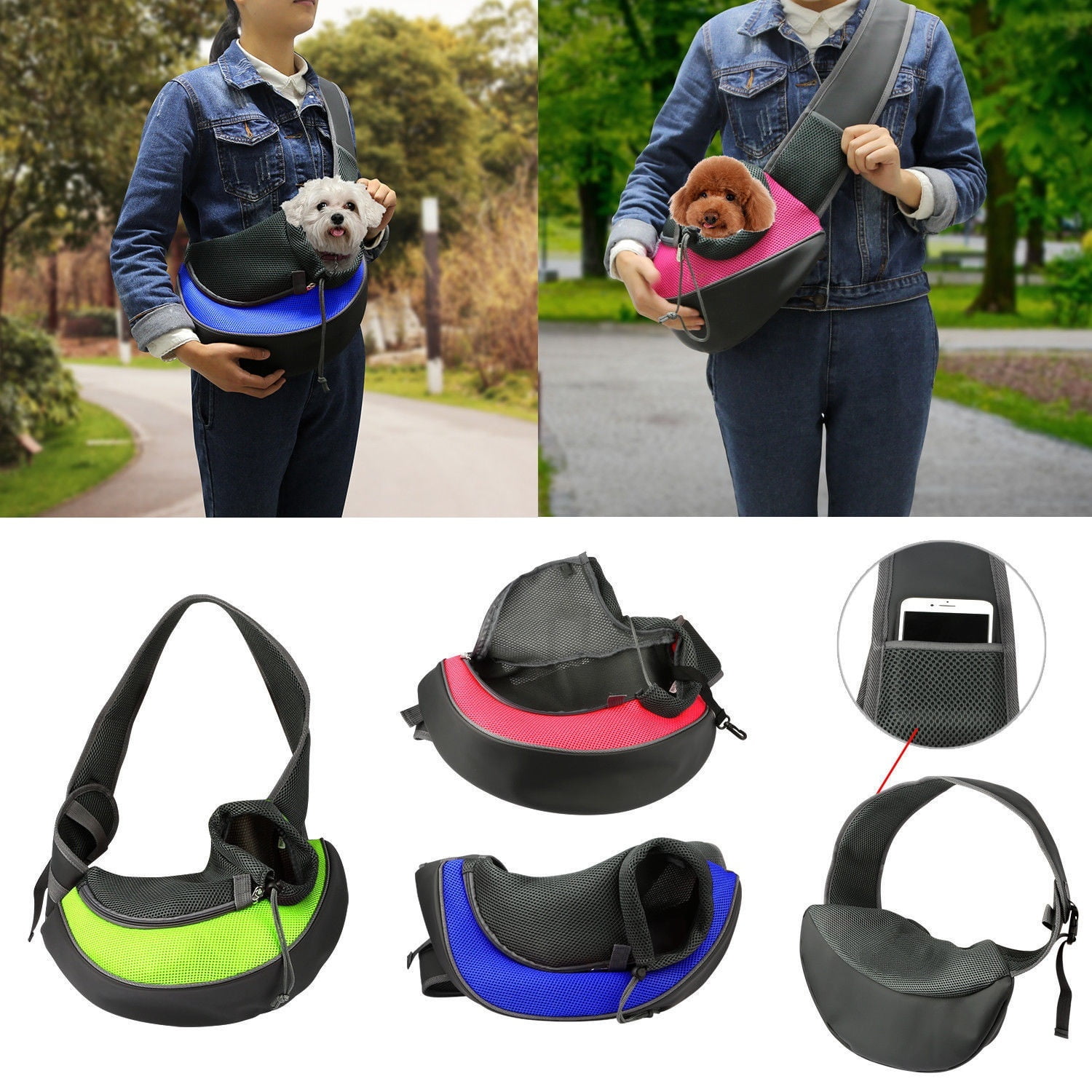 Pet Carrier Bag Travel Cage  Dog Cat Rabbit Foldable Portable Carry Handbag 