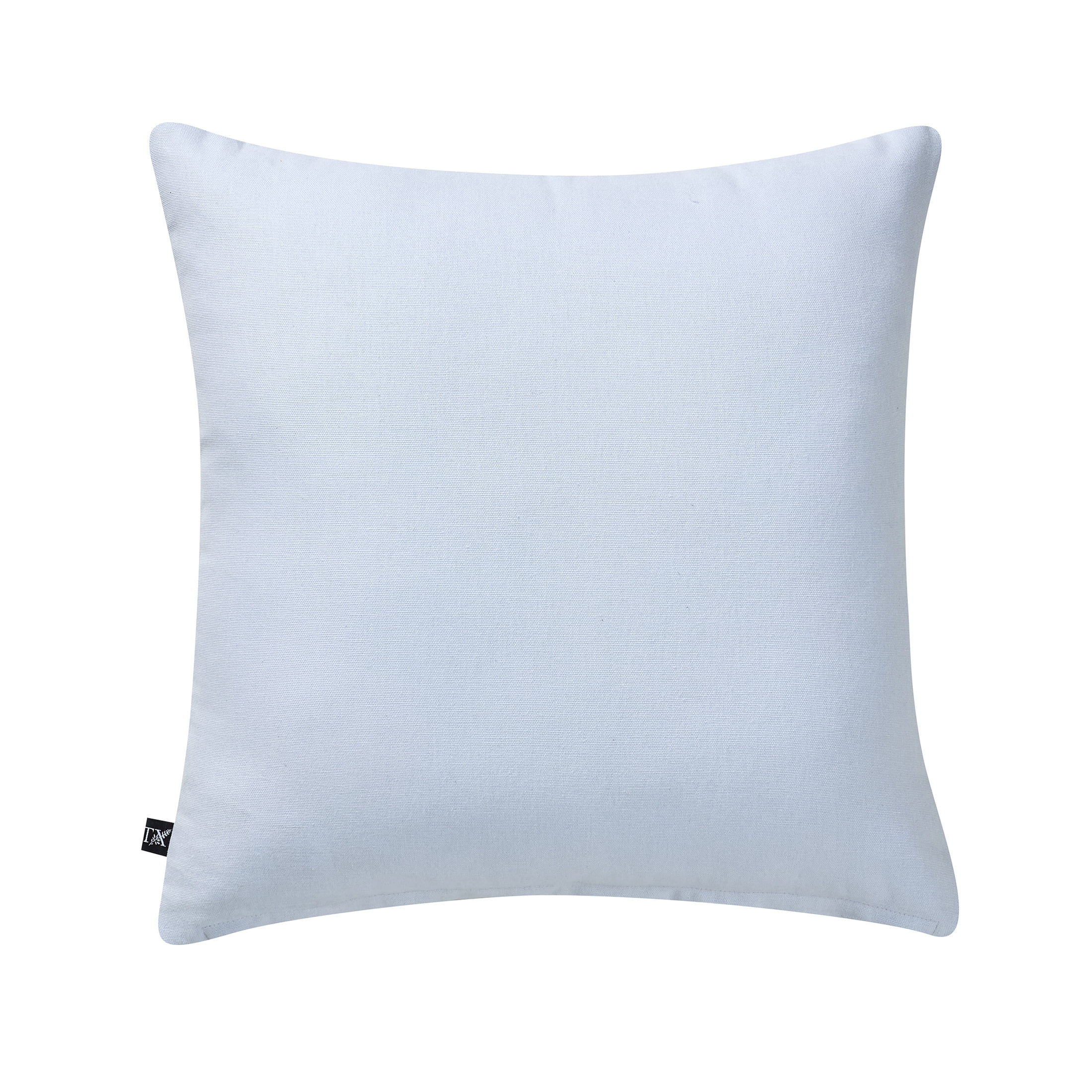My Texas House 18" x 18" Blue Textured Plaid Decorative Pillow Cover