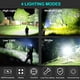 thumbnail image 3 of Linternas LED recargables de alto lúmenes, linterna superbrillante con cable USB, potentes linternas impermeables de mano con 4 modos para camping/emergencia/lectura, 3 of 5