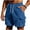 Z76 Blue, variant on Mens Corduroy Cargo Shorts with Multi Pockets Ribbed Textured Elastic Drawstring Waist Beach Shorts Relaxed Fit Casual Summer Vacation Bottoms Blue,S