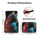 thumbnail image 5 of Balery Neon Spectrum Cat Portrait Juego de 4 Alfombrillas para Auto, Revestimientos de Caucho Resistente, Diseño Antideslizante, 5 of 7
