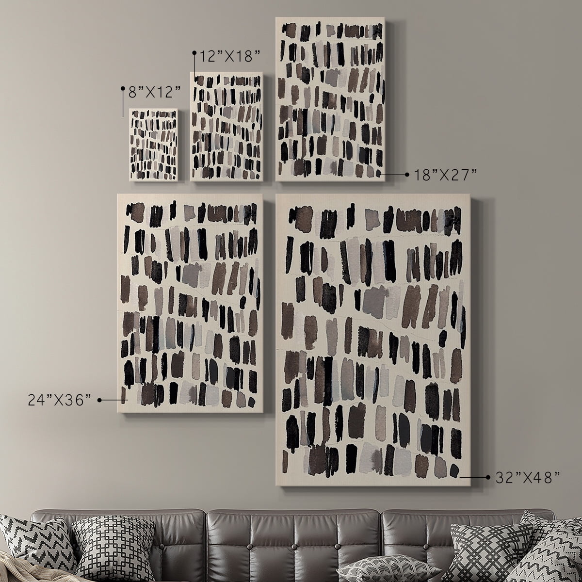 Chalk and Flint III Premium Gallery Wrapped Canvas - Ready to Hang