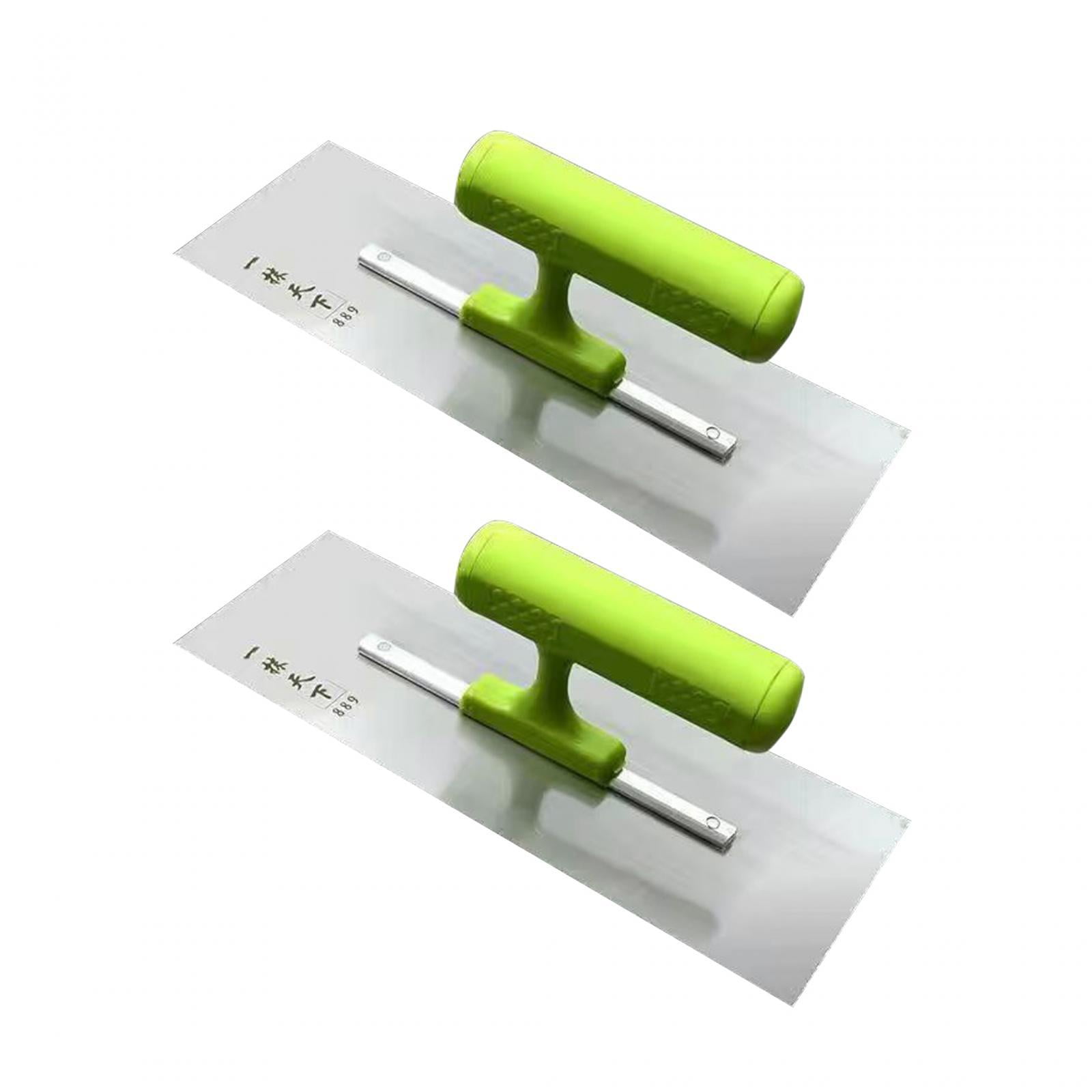 Paletín De Albañil De Esquinas Cortadas - 6 Pulgadas, Acero, Para Aplicar Mortero, Yeso Y Trabajos De Precisión En Construcción