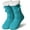 Green, variant on Eyean Womens Fuzzy Slipper Socks Winter Non Slip Thermal Fluffy Soft Fleece Lining Warm Home Grippers Socks