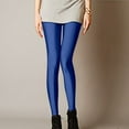thumbnail image 4 of UJNDER Women's Plus Size Shiny Spring Summer Leggings Slim Fit Glow Pants Skinny Base Layer Blue One Size, 4 of 6