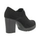 thumbnail image 2 of Zapato Mujer Green Love Textil Casual Elegante Cordones Ajustable Plataforma Alta negro 24.5, 2 of 6