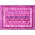 thumbnail image 1 of Ahgly Company Indoor Rectangle Abstract Pink Modern Area Rugs, 5' x 8', 1 of 4