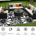thumbnail image 6 of KUETH 5'x 8' Outdoor Waterproof Rug Plastic Floral Mat Easy cleaning Durable Fashion Recyclable Material, 6 of 6