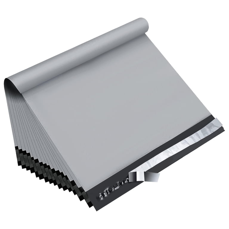 250 Pack - 6x9 White Poly Mailers (2.35 Mil) - Recyclable Shipping Envelopes