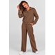 thumbnail image 4 of Conjunto Deportivo PRETTYGARDEN para Mujer 2 Piezas Sudadera con Media Cremallera Marrón XXL, 4 of 7