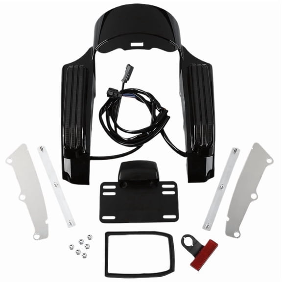 Motorcycle LED Rear Fender Fascia For Harley Touring Road King Glide FLHR FLTRX 2014-2024
