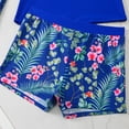 thumbnail image 2 of Hicidod Womens Swimsuits Two Piece Rash Guard Long Sleeve Swimwear Uv Upf 50+ Bathing Suit Fashion Print Swim Shirt with Boyshort Bottom, 2 of 8