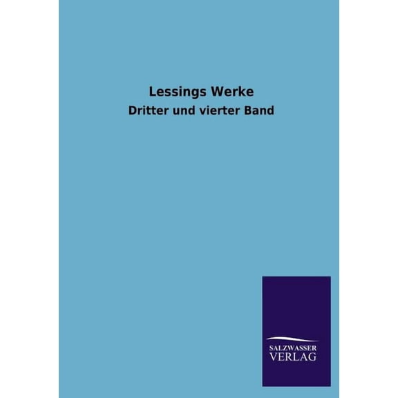 Lessings Werke (Paperback)