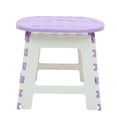 thumbnail image 1 of OULII Lot de 1 Tabouret Pliable Portable Violet pour Randonnée Pêche Voyage, 1 of 4