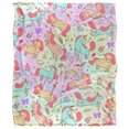 thumbnail image 2 of Logovision Aloof Unicorn Treat Pattern Silky Touch Super Soft Throw Blanket 50' x 60', 2 of 6