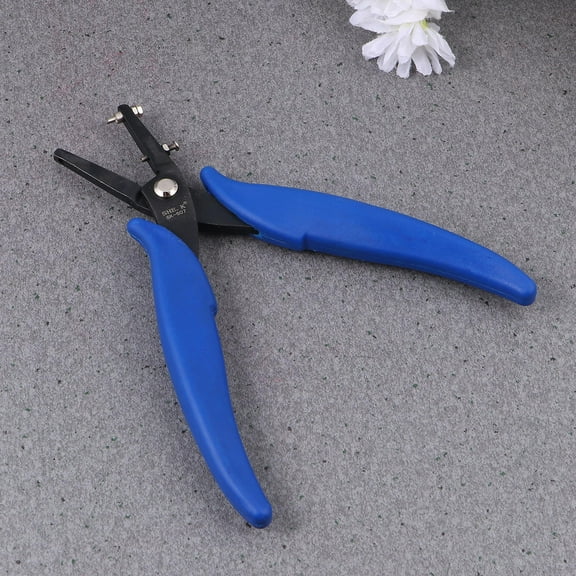 WHAMVOX Belt Hole Punch Pliers for Leather Crafting with Ergonomic Handles 1.6mm