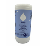 Safely Multi-Surface Cleaning Wipes, White Snow Scent, Bleach-Free Household Cleaner with Essential Oils, Safe for All Surfaces (75 Count, Pack of 1)