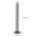 thumbnail image 2 of Uxcell Tornillos de cabeza plana M4x25mm Phillips cruzados de acero inoxidable 304, fijaciones, tornillos, paquete de 50, 2 of 5
