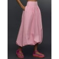 thumbnail image 3 of ZAXARRA Women Summer Maxi Skirt Elastic High Waist Flowy Boho Casual Pleated Aline Long Beach Skirts, 3 of 5