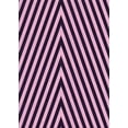 thumbnail image 1 of Ahgly Company Machine Washable Indoor Rectangle Transitional Pastel Purple Pink Area Rugs, 4' x 6', 1 of 7