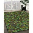 thumbnail image 3 of Ahgly Company Machine Washable Indoor Rectangle Transitional Olive Drab Green Area Rugs, 7' x 9', 3 of 7