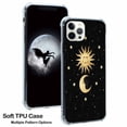 thumbnail image 3 of Sun Moon Stars Case for iPhone 11 Pro Max,Aesthetic Art Design Pattern Soft TPU Bumper Case Cover, 3 of 5