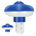 thumbnail image 1 of Pool Chlorine Floater Dispenser  1.5” Tablet Chemical Dispenser  6” Diameter Floater- Adjustable Balanced Chemical Delivery, 1 of 8