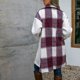 thumbnail image 4 of Pntutb - Chaqueta informal holgada de forro polar con solapa y botones para mujer Pntutb Pntutb-7244, 4 of 6