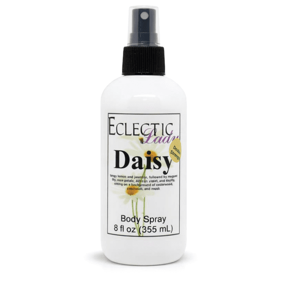 Daisy Body Spray, Eclectic Lady, Hydrating Mist, Unisex (Double Strength), 16 oz